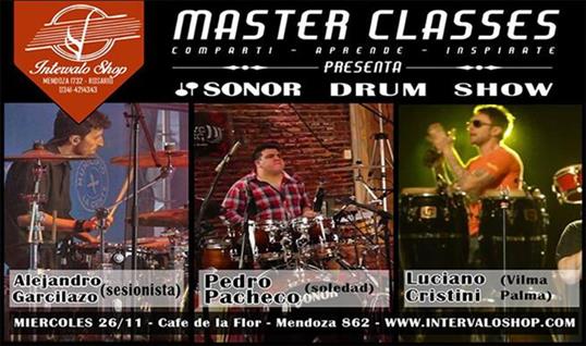 Primera edición del "Sonor Drum Show" en Rosario