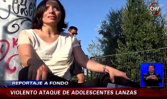 Chile: apuñalan para robarle a una argentina ante las cámaras de TV