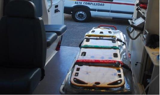 Se robaron una ambulancia  