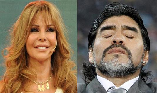 Maradona y Alfano recordaron su romance