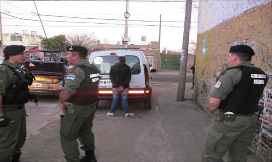 La Gendarmería detuvo a dos personas en Empalme Graneros