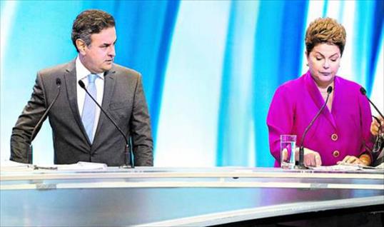 Dilma con clara ventaja sobre Neves en dos encuestas
